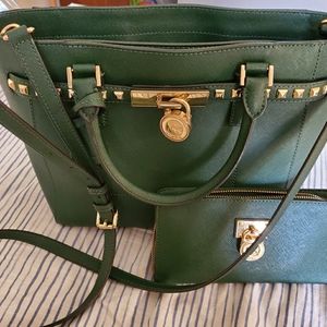 Michael Kors purse and wallet set